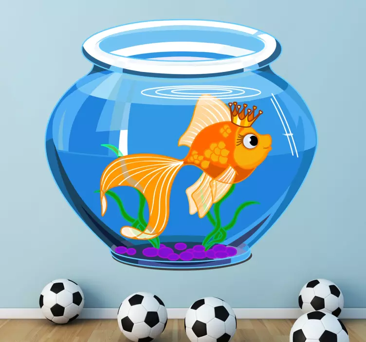 Adesivo bambini acquario - TenStickers