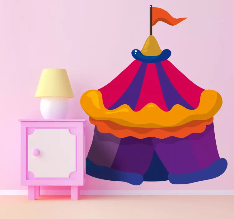 Adesivo bambini collezione circo 2 - TenStickers