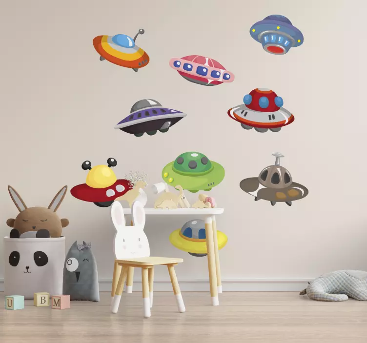 Adesivo bambini collezione ufo - TenStickers