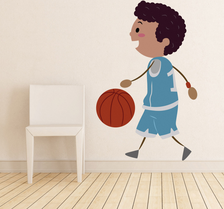 Adesivo bambini gioco basket - TenStickers