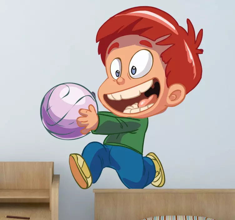 Adesivo bambini il mio pallone - TenStickers