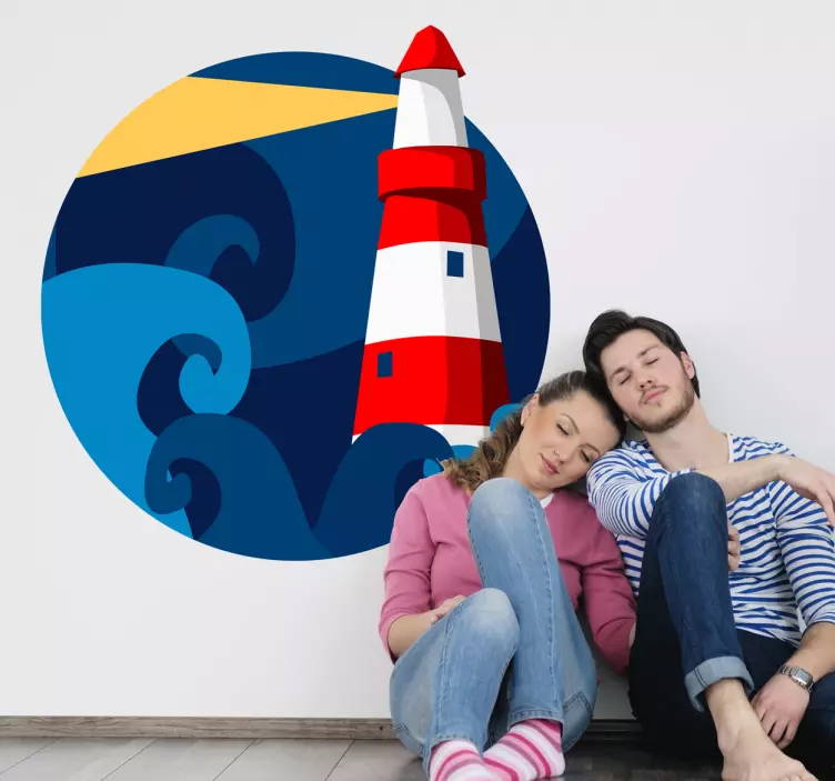 Adesivo bambini immagine faro - TenStickers