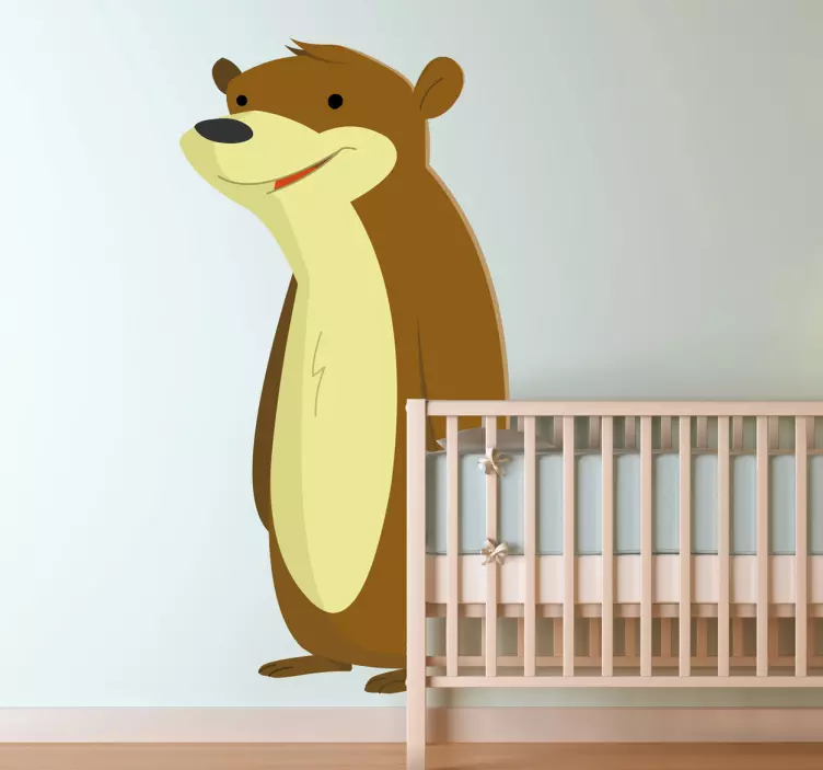 Adesivo bambini marmotta - TenStickers