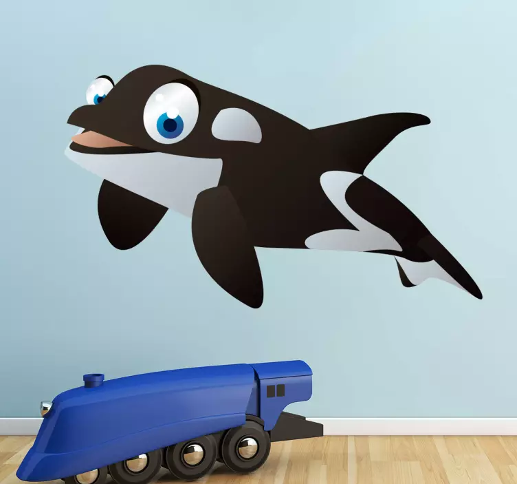 Adesivo bambini orca allegra - TenStickers