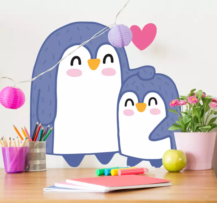 Adesivo bambini pinguino - TenStickers