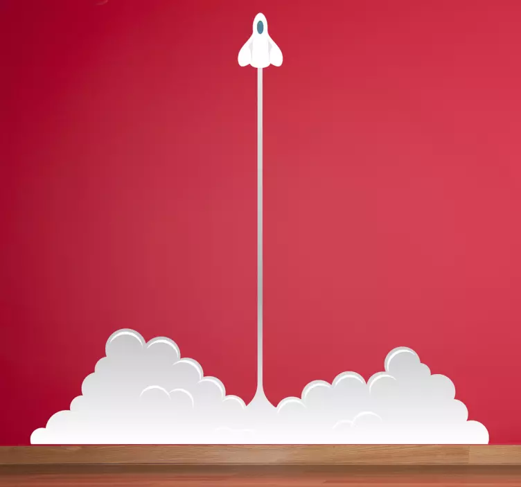 Adesivo bambini razzo in partenza - TenStickers