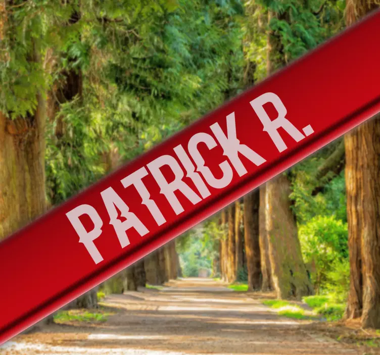 Adesivo per bici nome personalizzabile - TenStickers