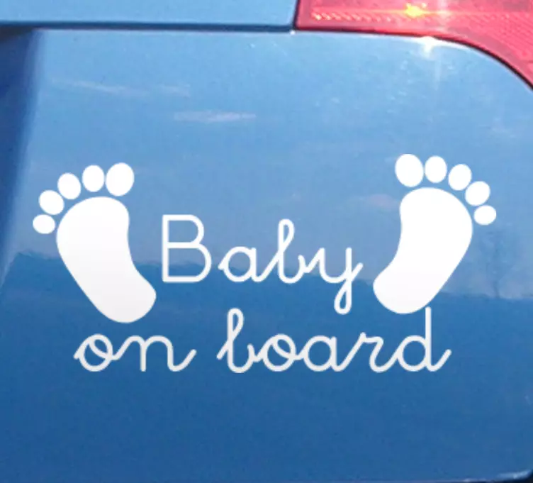 Adesivo per auto baby on board - TenStickers