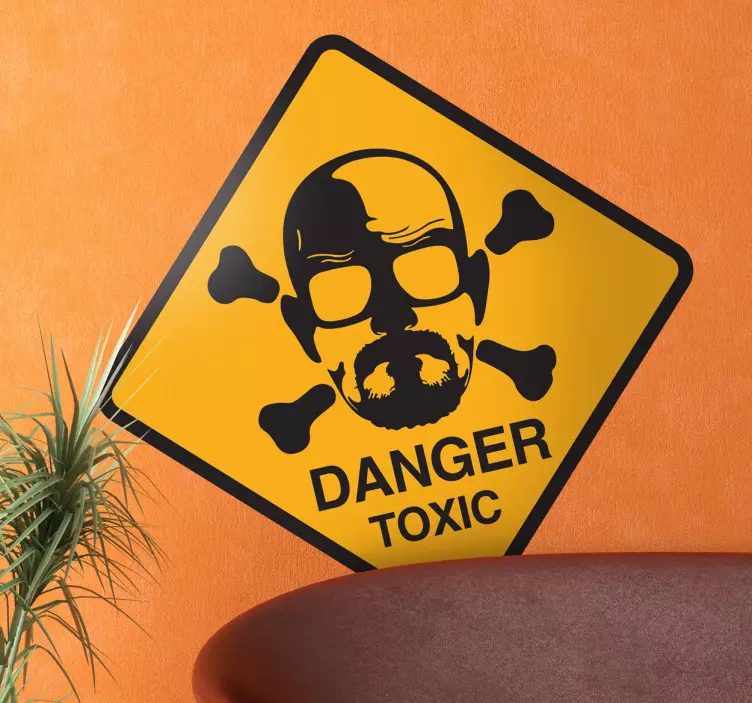 Adesivo Breaking Bad danger - TenStickers