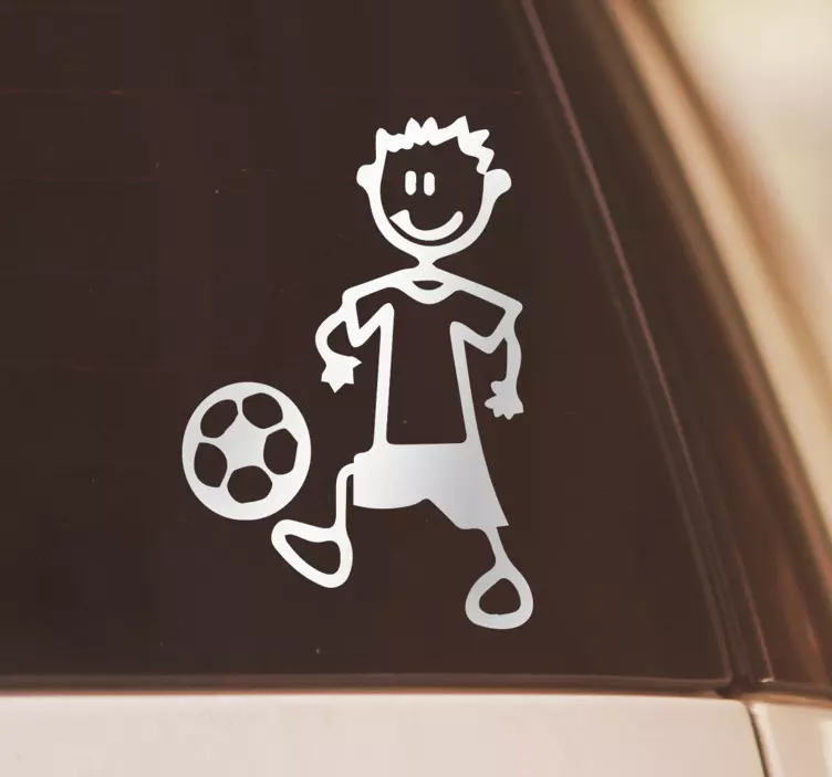 Adesivo murale giocatore di football - TenStickers
