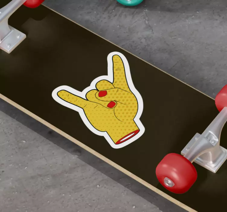 Adesivo calcio simbolo del gesto della mano - TenStickers