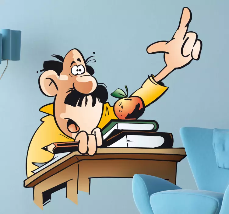 Adesivo cameretta discorso del maestro - TenStickers