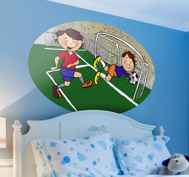 Adesivo cameretta tiro e gol - TenStickers