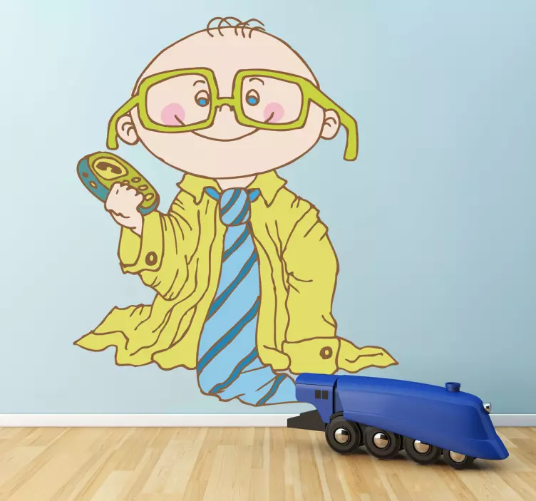 Adesivo cameretta travestimento papà - TenStickers