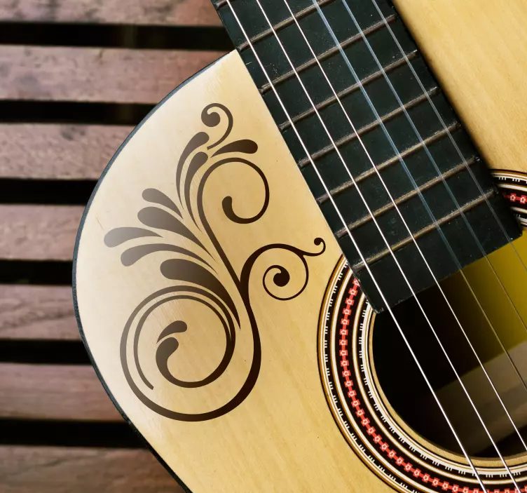 Sticker adesivo effetto stile floreale - TenStickers