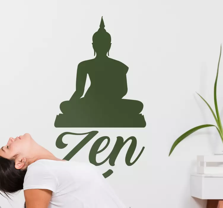 Adesivo da parete zen yoga - TenStickers