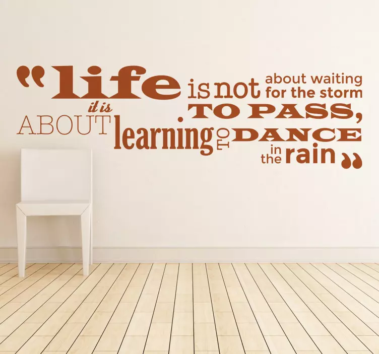 Adesivo Dance In The Rain - TenStickers