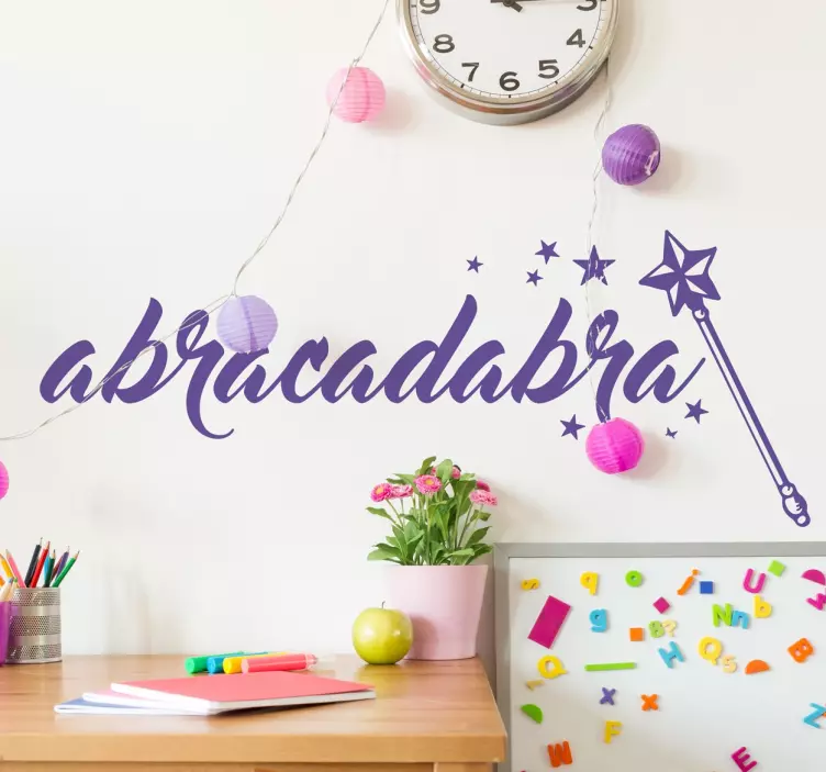 Adesivo decorativo abracadabra - TenStickers