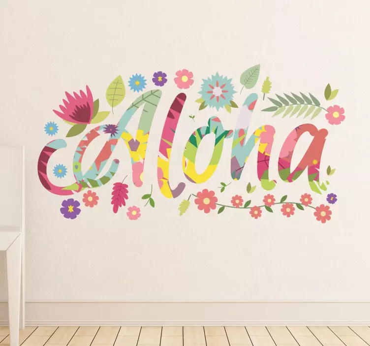 Adesivo decorativo aloha Hawaii - TenStickers