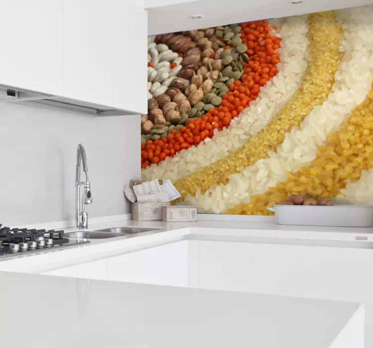 Adesivo decorativo anelli di legumi - TenStickers