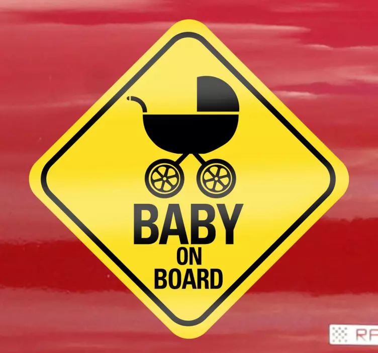 Adesivo decorativo baby on board - TenStickers