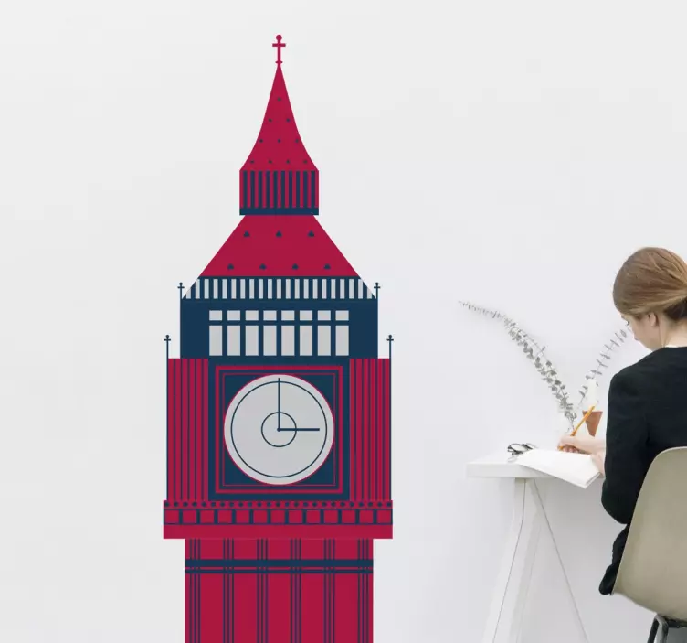 Adesivo decorativo Big Ben - TenStickers