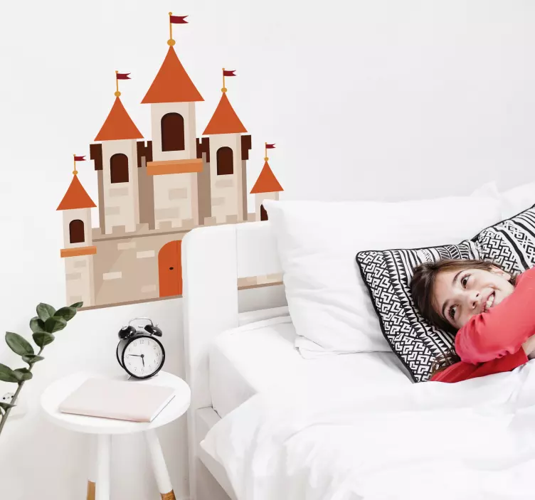 Adesivo decorativo castello - TenStickers