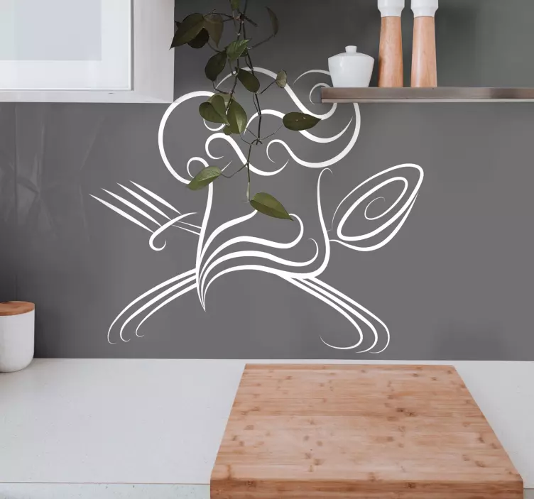 Adesivo decorativo chef - TenStickers