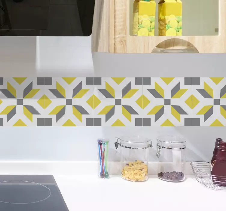 Adesivo decorativo con motivo geometrico - TenStickers