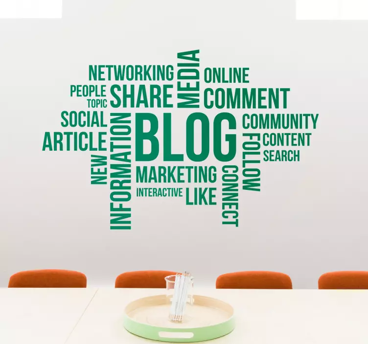 Adesivo decorativo concetti blog - TenStickers