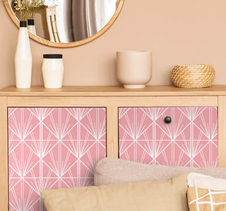 Adesivo decorativo concetto di disposizione geometrica - TenStickers