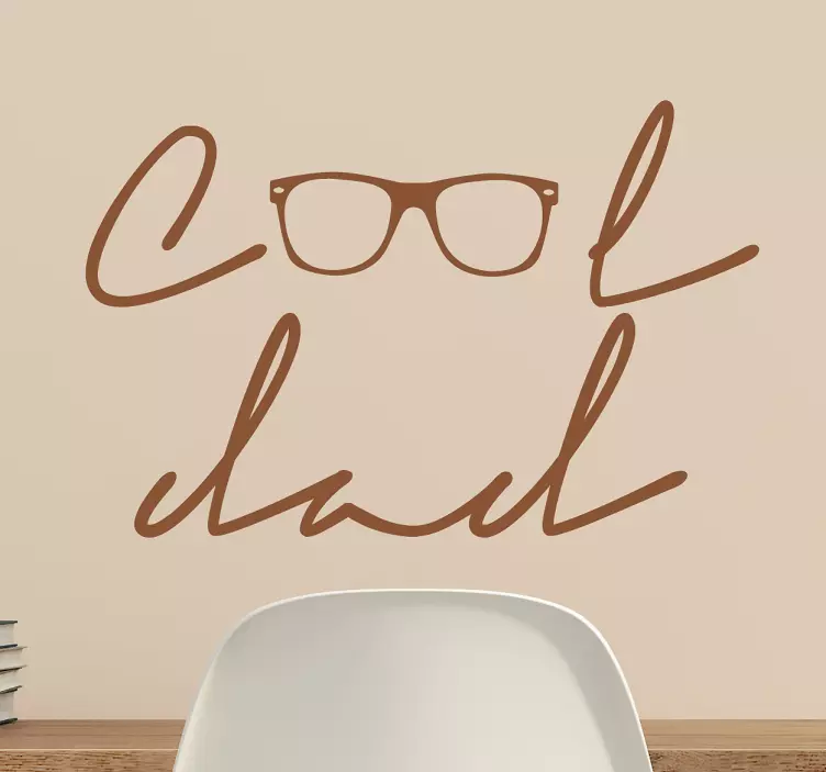 Adesivo decorativo Cool Dad - TenStickers