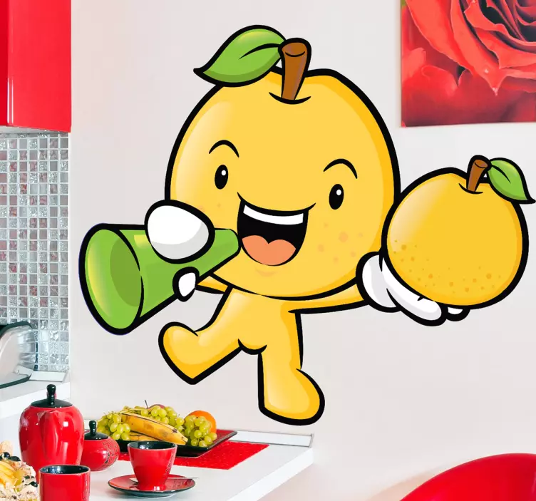 Adesivo decorativo disegno frutto giallo - TenStickers