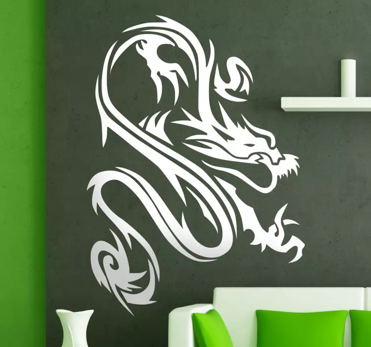 Fantastico adesivo decorativo drago - TenStickers