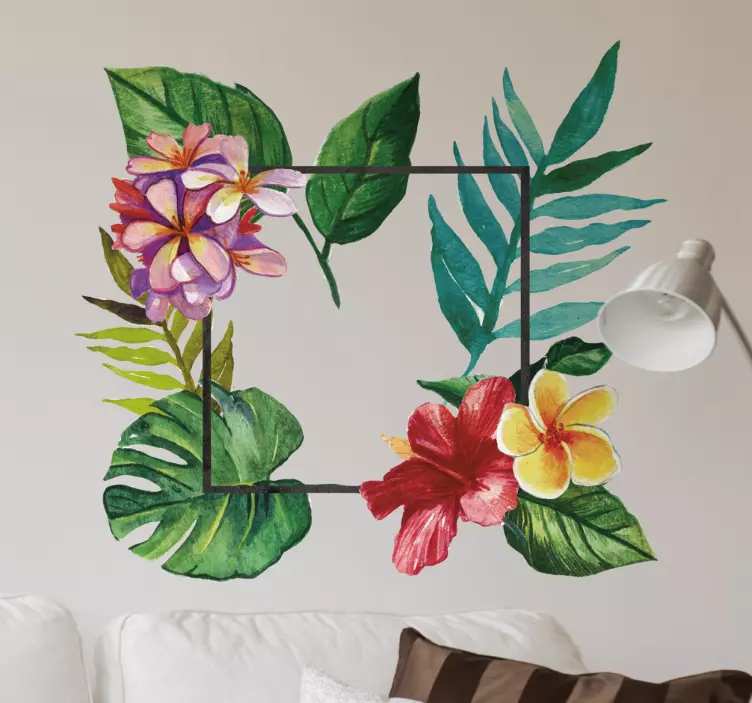 Adesivo decorativo Flora Tropicale - TenStickers