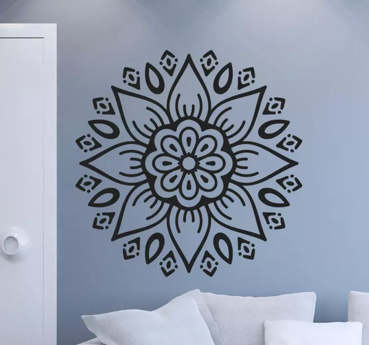 Adesivo decorativo floreale boho - TenStickers