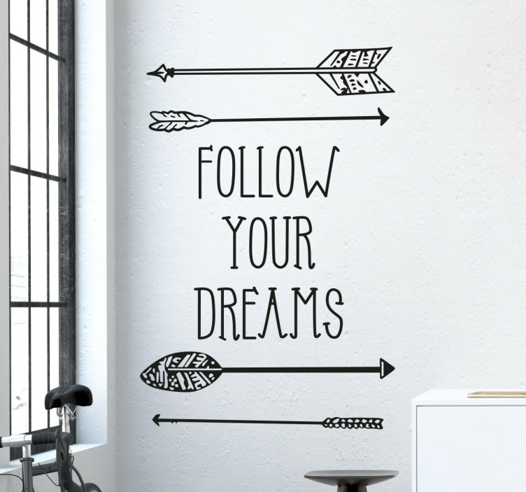Adesivo decorativo follow your dreams - TenStickers