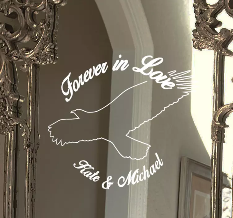 Adesivo decorativo Forever in love - TenStickers