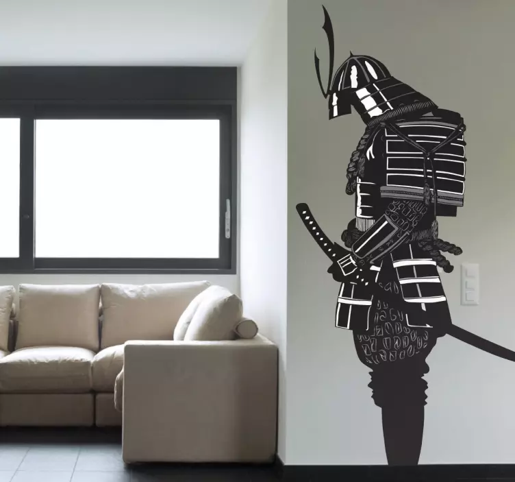 Adesivo decorativo guerrierio samurai - TenStickers