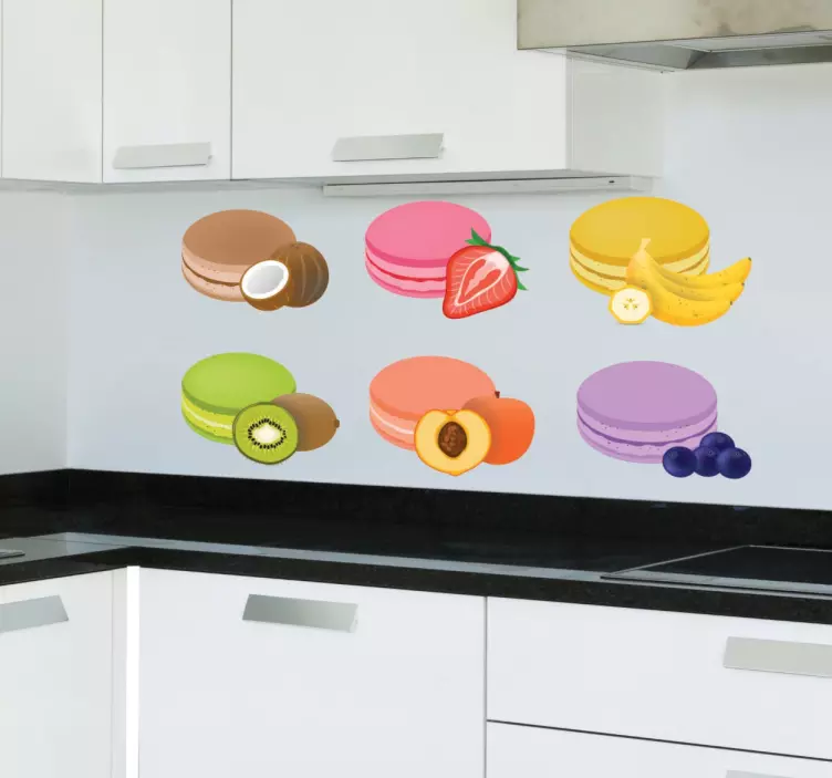 Adesivo decorativo macaron - TenStickers