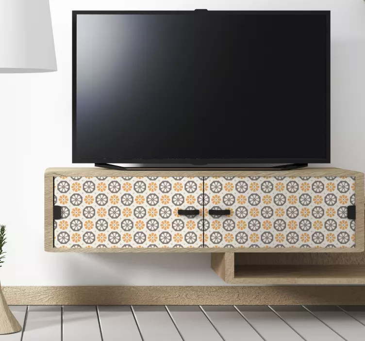 Adesivo decorativo motivi floreali in evidenza - TenStickers