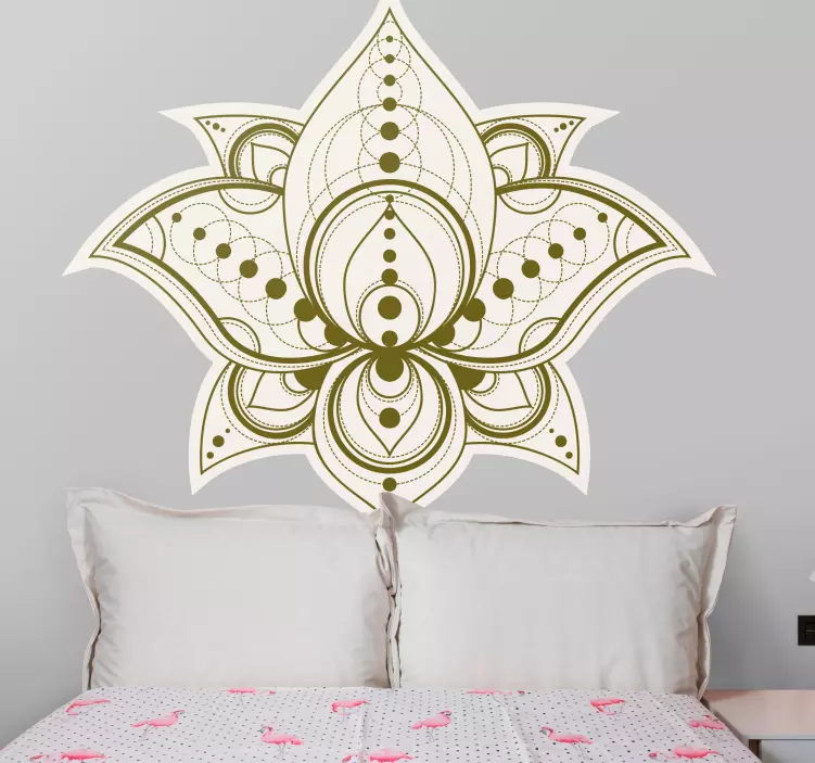 Adesivo decorativo motivo floreale intricato - TenStickers