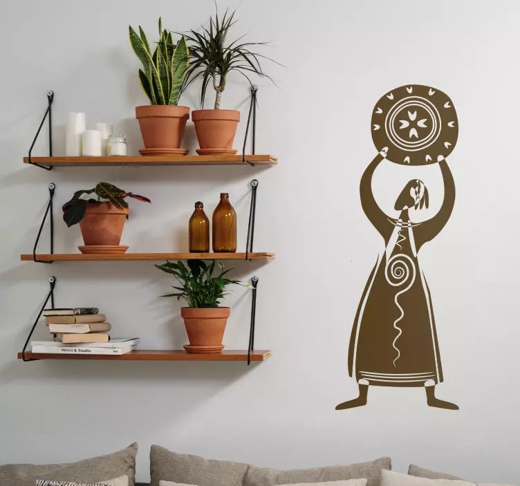 Adesivo decorativo personaggio tribale - TenStickers
