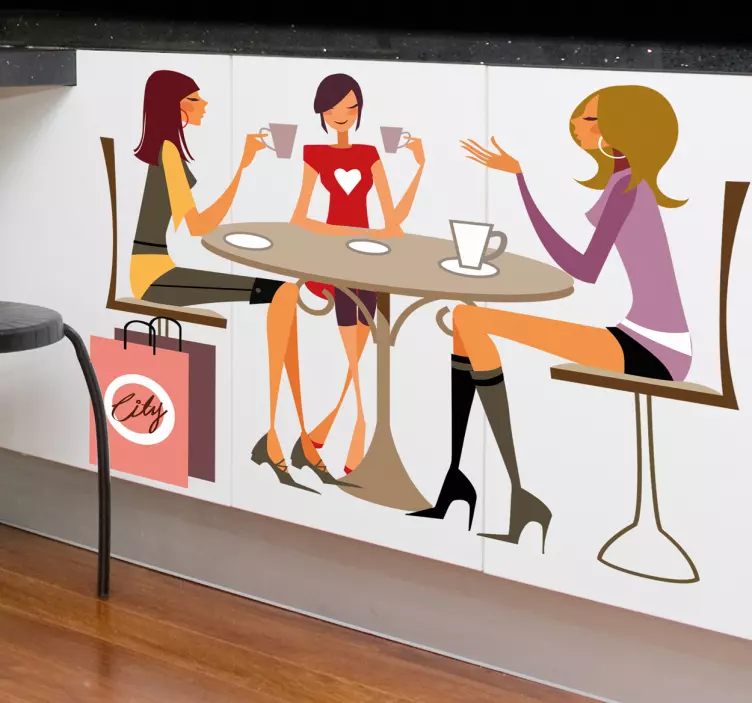 Adesivo decorativo ragazza glamour 22 - TenStickers