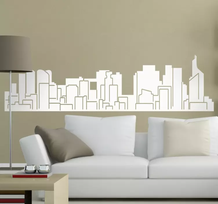 Adesivo decorativo silhouette Parigi - TenStickers