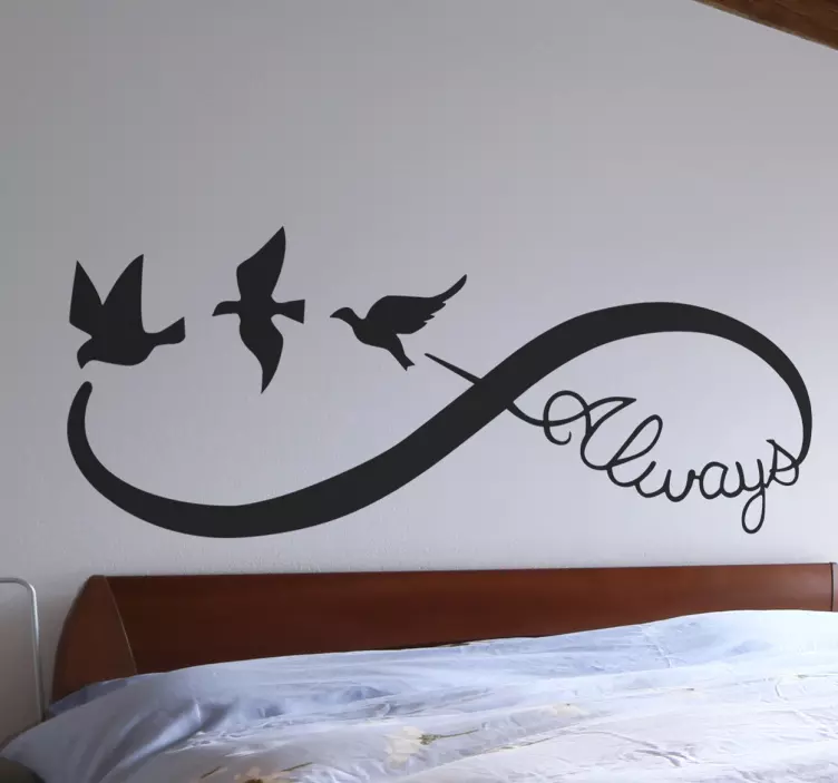 Adesivo decorativo Simbolo Infinito Always - TenStickers