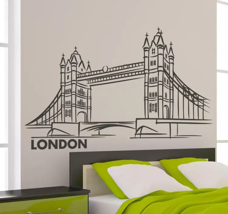 Adesivo decorativo Tower Bridge - TenStickers