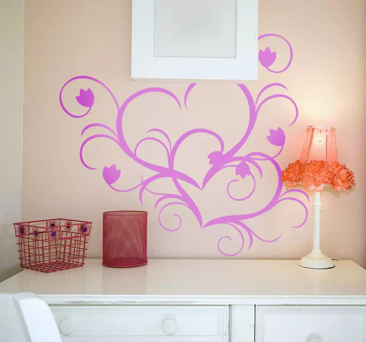 Adesivo decorativo tribale San Valentino - TenStickers