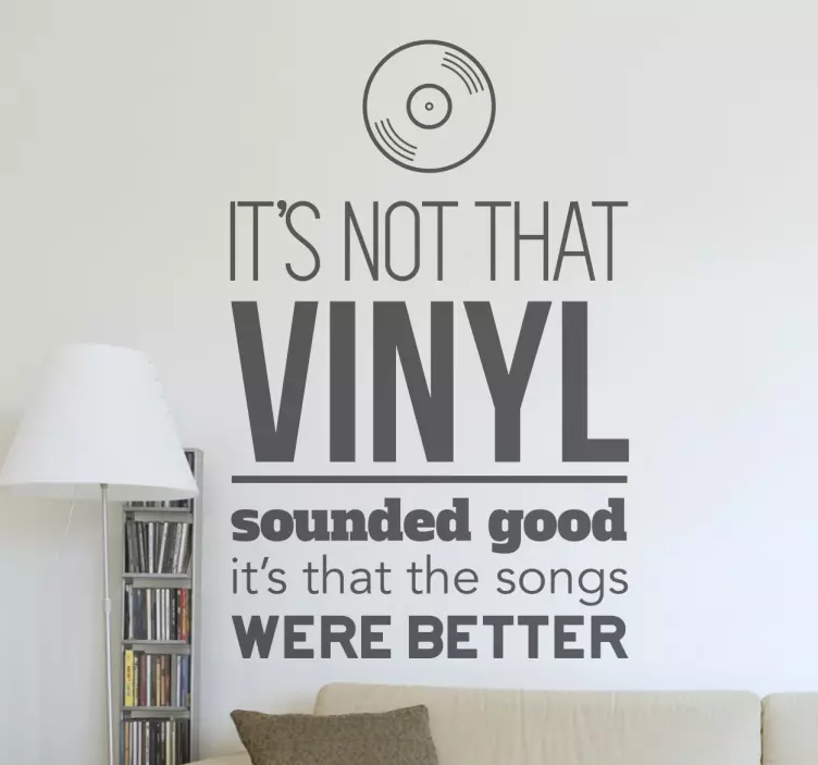 Adesivo decorativo vinyl better - TenStickers