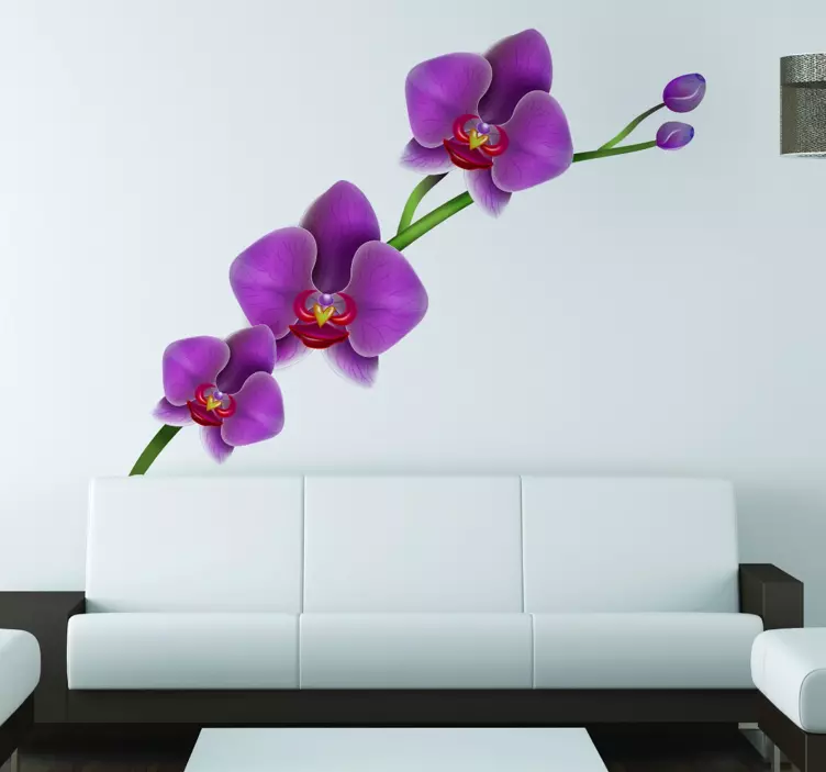 Adesivo decorazione floreale - TenStickers